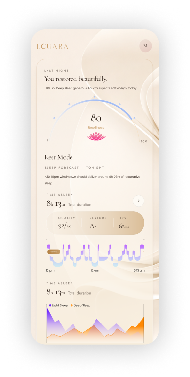 LOUARA app preview 2